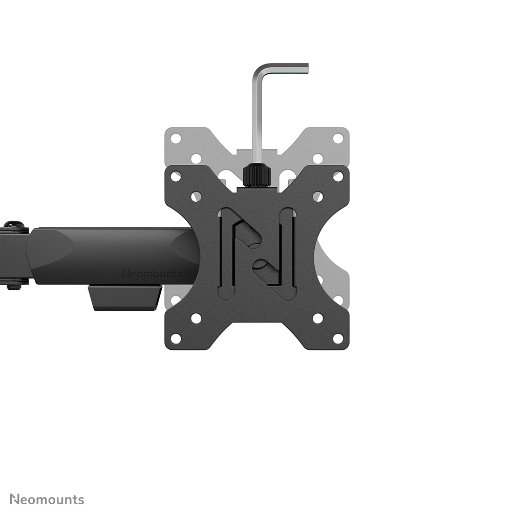Neomounts DS60-600BL3 Support d'écran à fixer 10-27" - Quickfix - arrêt 180°